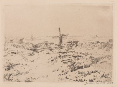 Vindmøllen ved Mariakerke af James Ensor
