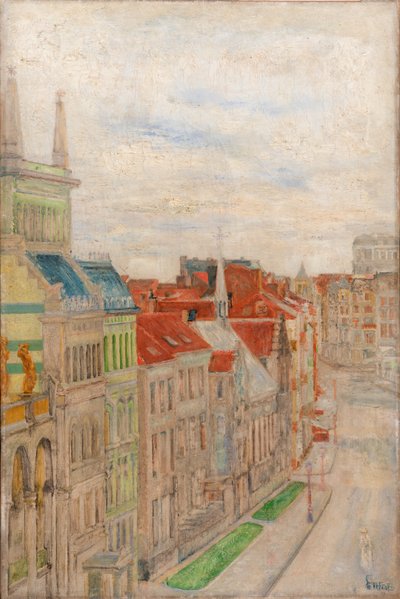 Udsigt over Van Iseghemlaan af James Ensor