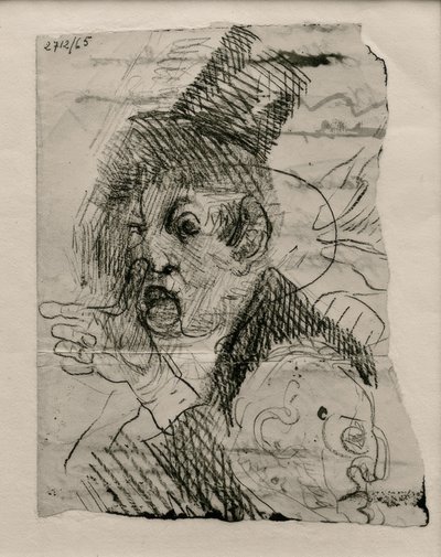 To hoveder og en hånd af James Sidney Ensor