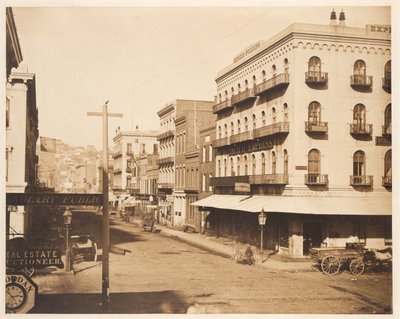 San Francisco, hjørnet af California og Montgomery Streets af James Ford
