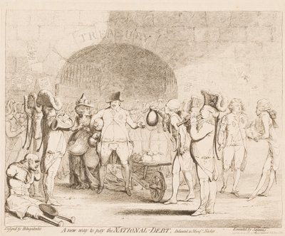 En ny måde at betale statsgælden på af James Gillray