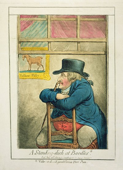 A Standing-dish at Boodles, udgivet af Hannah Humphrey, 1800 af James Gillray