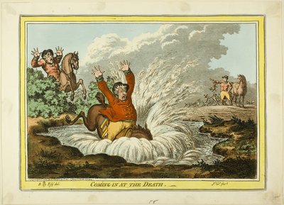 Kommer ind ved døden af James Gillray