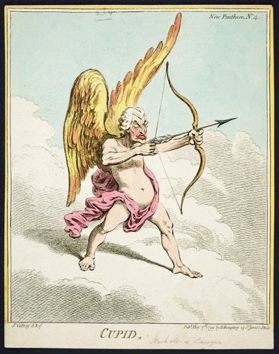 Amor, fra New Pantheon No.4, udgivet af Hannah Humphrey, 1799 af James Gillray
