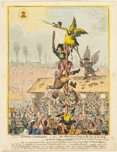 Kandidater til valget af James Gillray