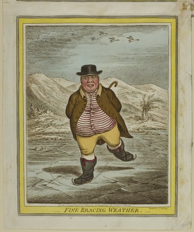 Fint afstivningsvejr af James Gillray