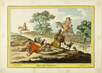 Hunde, der finder af James Gillray
