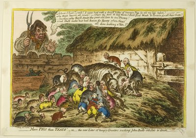 Flere grise end patter af James Gillray