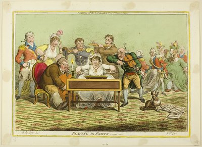 At spille i dele af James Gillray