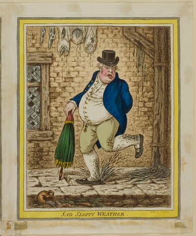 Trist sjusket vejr af James Gillray