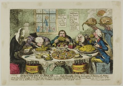 Erstatninger for brød af James Gillray