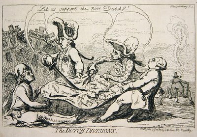De hollandske divisioner af James Gillray
