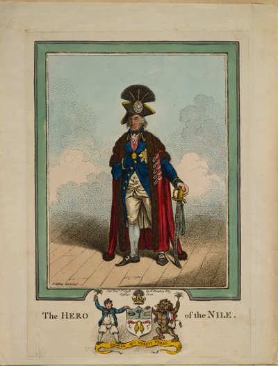 Helten fra Nilen, 1878 af James Gillray