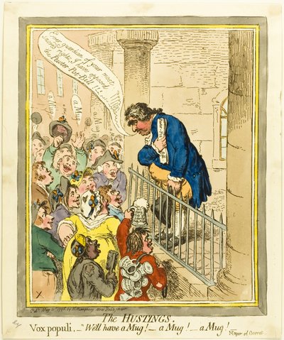 De mange møder af James Gillray
