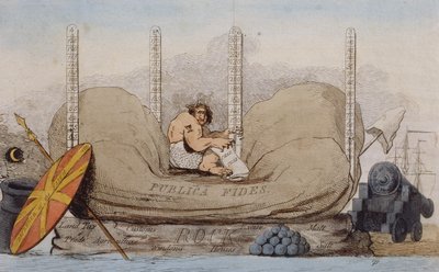 The Incubus 1784 (håndfarvet radering) af James Gillray