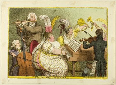 The Pic-Nic Orchestra af James Gillray