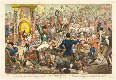 Unionsklubben af James Gillray