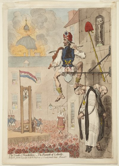 Den franske storheds zenit af James Gillray