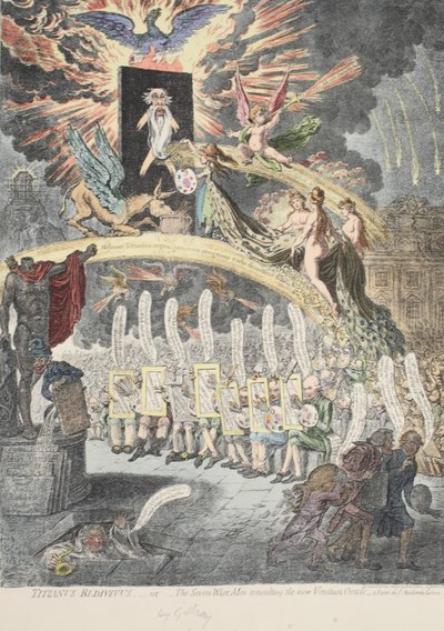 Titianus Redivivus eller de syv vise mænd, der konsulterer det nye venetianske orakel, en scene i 