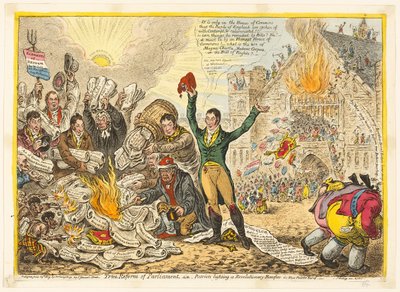 Ægte reform af parlamentet af James Gillray
