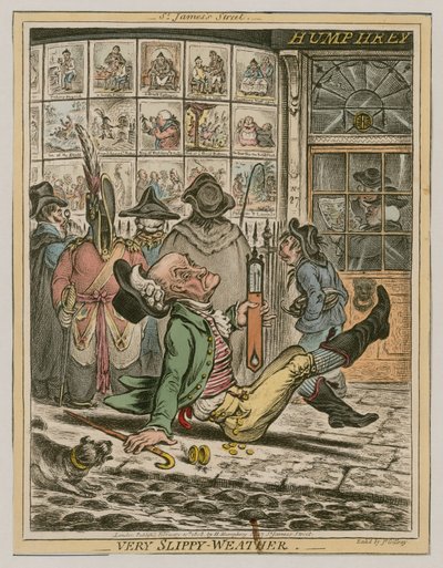 Meget glat vejr af James Gillray