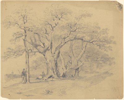 Ved de gamle egetræer af James Goodwyn Clonney