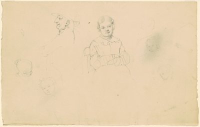 Studier af figurer af James Goodwyn Clonney