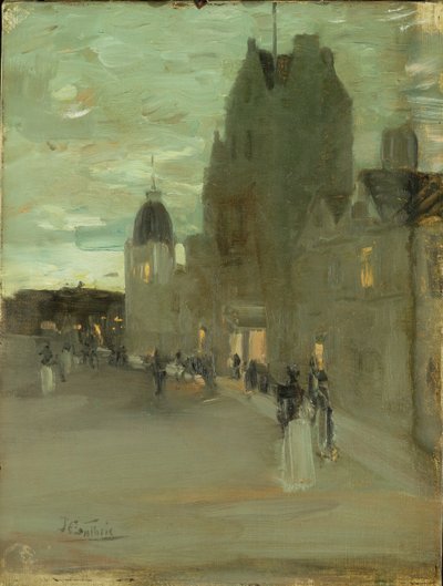 Gade i Oban, nat af James Guthrie