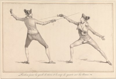 Stilling for Garde de Tierce og kvarterskuppet på våben af James Gwin