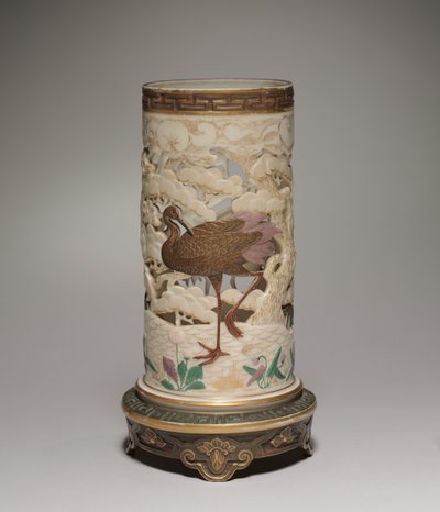 Vase, fabrikant Worcester Porcelænsfabrik, 1873 af James Hadley