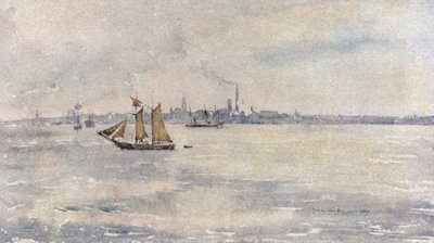 Birkenhead fra floden af James Hamilton Hay