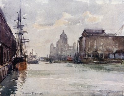 Dock Board-kontorer fra Albert Dock af James Hamilton Hay