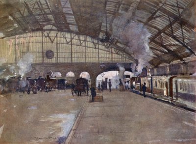 Lime Street Station af James Hamilton Hay
