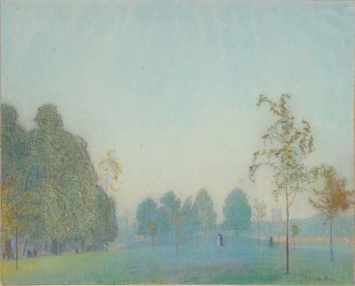 Parkscene og tårn, 1912 af James Hamilton Hay