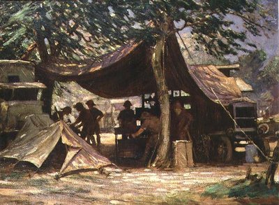 The Motor Transport Repair Workshop, Sydafrika af James Hamilton Mackenzie