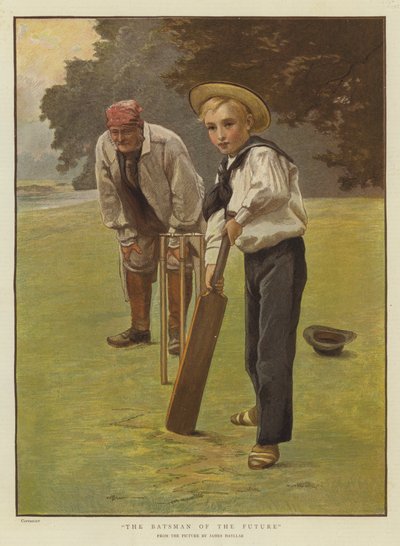 The Batsman of the Future (chromolitho) af James Hayllar