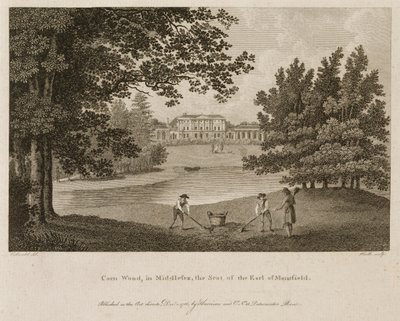 Kenwood House, Hampstead, London, 1786 af James Heath