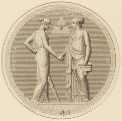 Medicin - Teologi - Jura af James Heath after John Flaxman