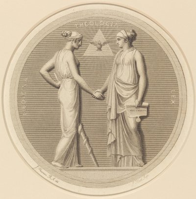 Medicin - Teologi - Jura af James Heath after John Flaxman
