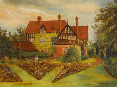 Broadwater (Kenilworth Road og Earlsdon Avenue, Coventry), begyndelsen af det 20. århundrede (olie på plade) af James Henry Bambrick