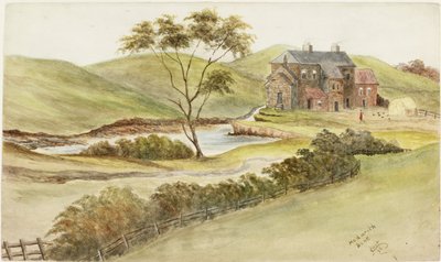 Hedworth Dene (akvarel og kropsfarve og blæk på papir) af James Henry Cleet