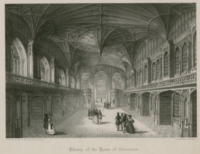 Library of the House of Commons, designet af Thomas Hopper af James Henry Lynch