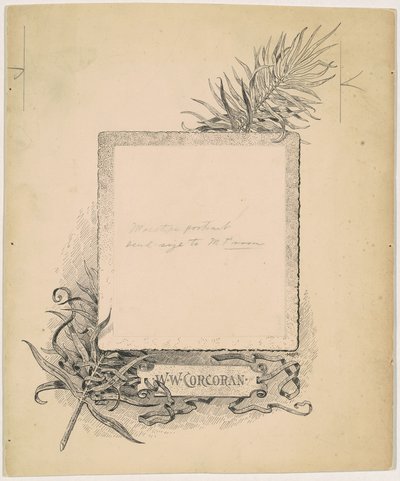 Frontispice, Portræt af W. W. Corcoran af James Henry Moser