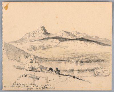 Mt. Chocorua fra Tamworth, New Hampshire af James Henry Moser