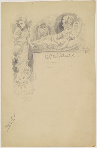 Studie til "Skulptur" af James Henry Moser