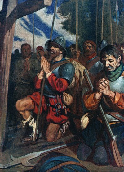 Hele hæren knælede i mudderet og bekendte deres synder af James Henry Robinson