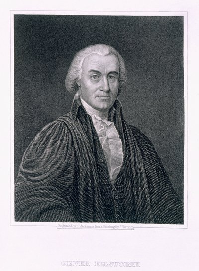 Oliver Ellsworth, graveret af E. Mackenzie af James Herring