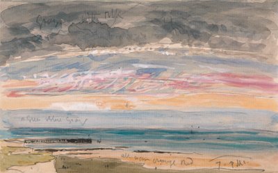 Aftenhimmel på kysten af James Holland