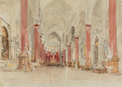 Interiør af kirken San Giovanni e Paolo, Venedig af James Holland