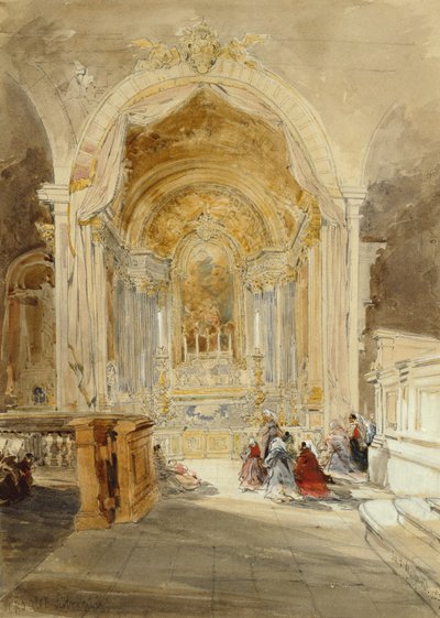 Johannes Døberens kapel, San Roque, Lissabon af James Holland